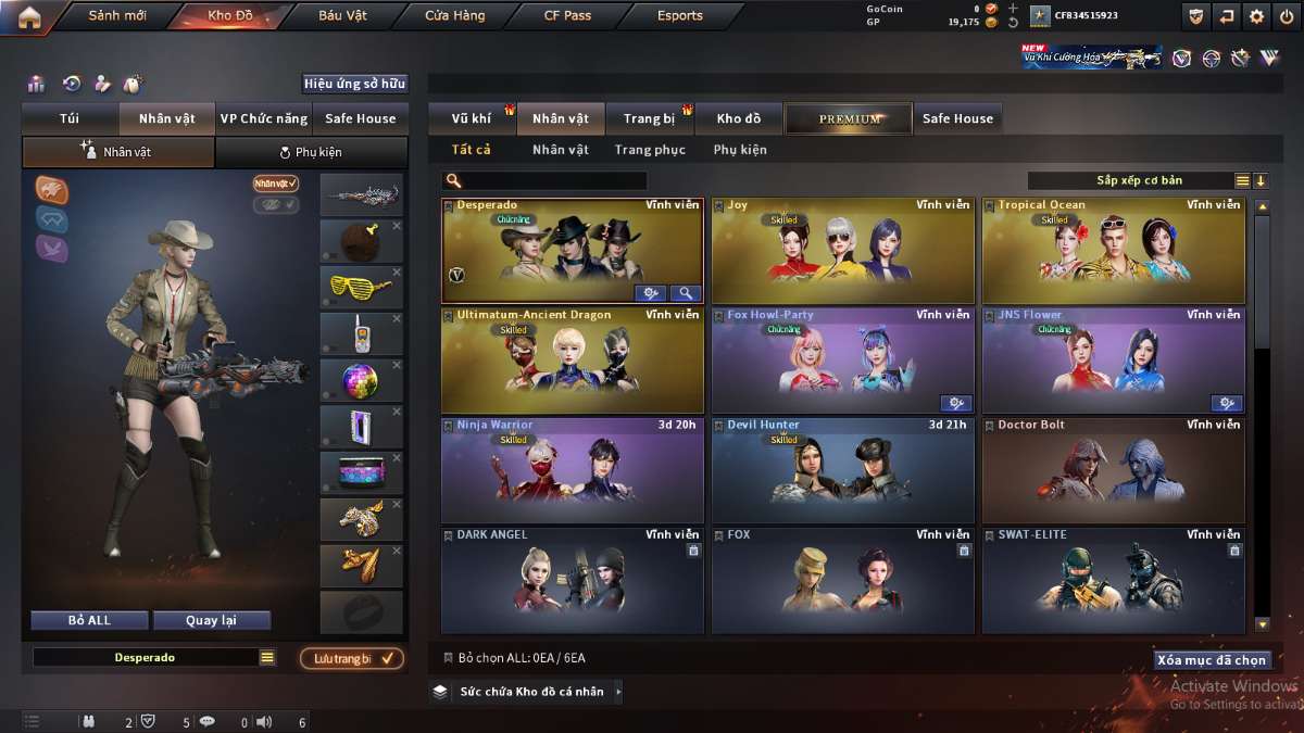 shop acc cf uy tin gia re